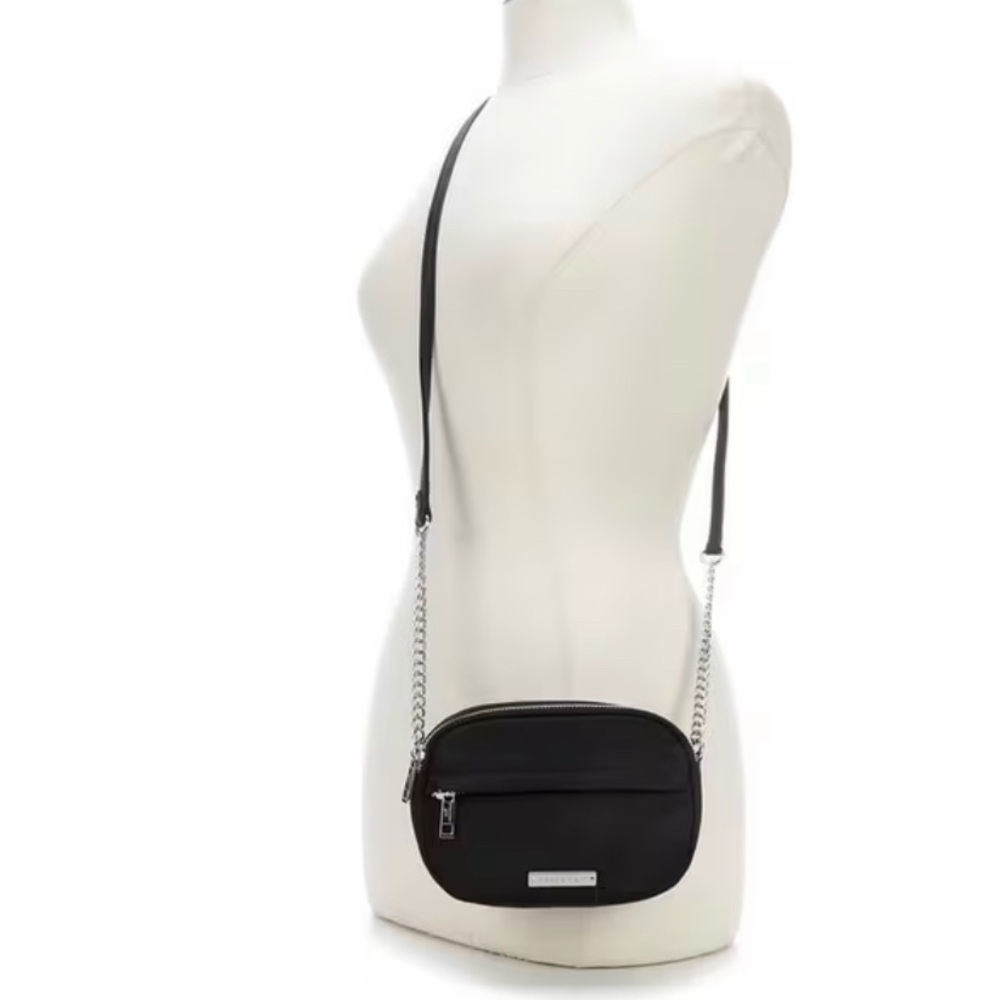 NWT MADDEN GIRL Nylon Camera Crossbody Bag Black $54